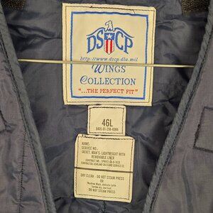 DSCP Wings Collection USAF Removable Jacket Liner Vest (46L) Navy c. Late 2000s